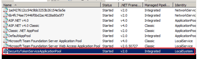 1 App pools
